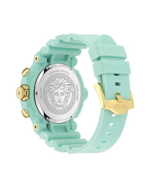 Versace Chronograph Uhr in Green für Herren