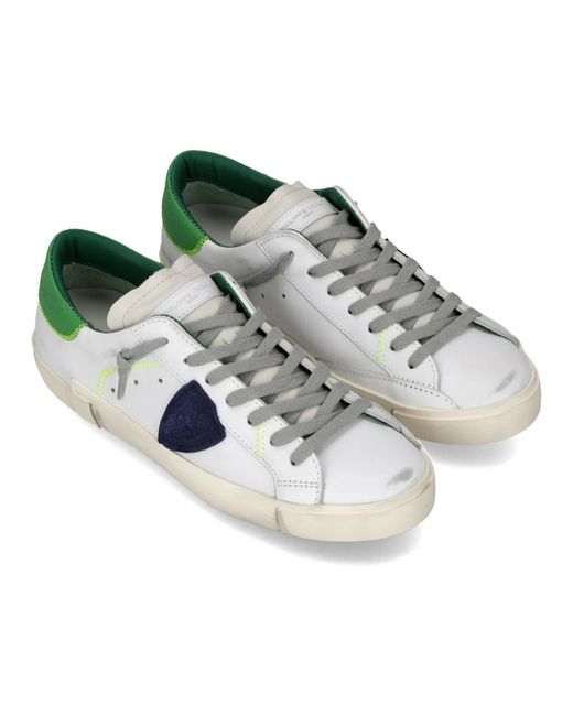 Philippe Model Blue Sneakers for men