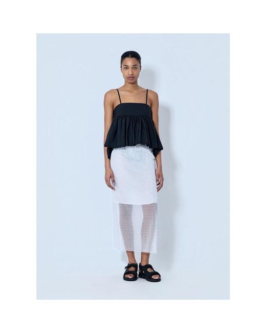 CECILIE BAHNSEN Blue Sleeveless Tops