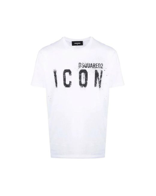 Icon spray cool t-shirt DSquared² pour homme en coloris White