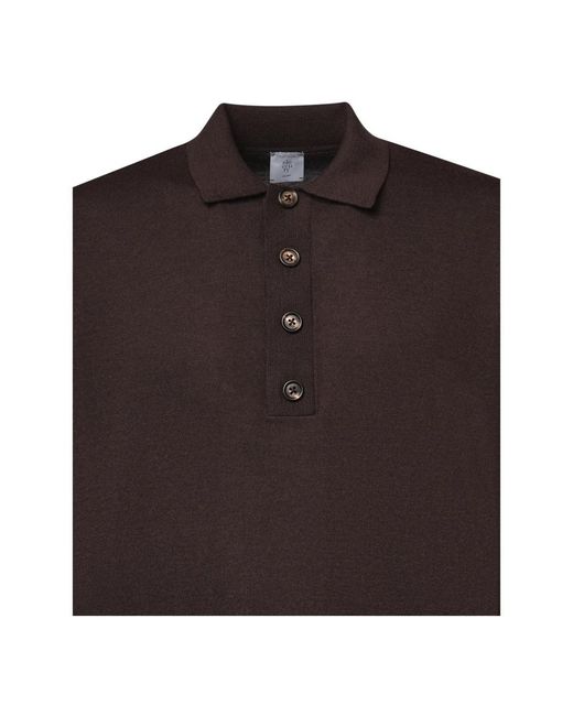 Eleventy Brown Polo Shirts for men