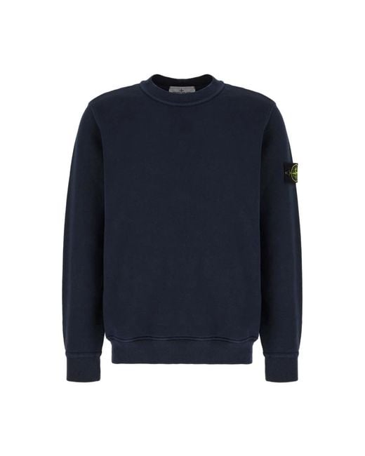 Stone Island Blue Sweatshirts for men