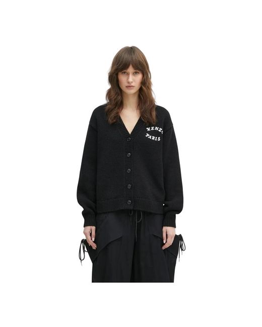 KENZO Verdy Market Geborduurd Vest in het Black