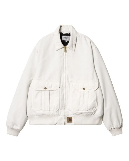 Carhartt Stanton Jacket in het White voor heren