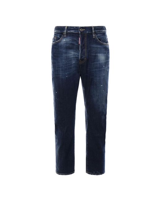DSquared² Blauwe Denim Broek 5 Zakken in het Blue voor heren