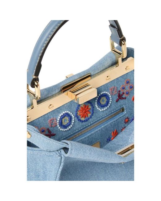 Fendi Blue Handbags