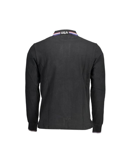 U.S. POLO ASSN. Black Polo Shirts for men