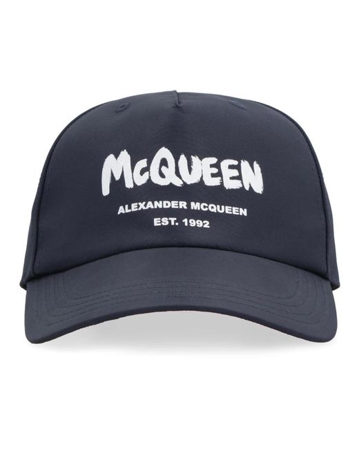 McQueen Caps in het Blue voor heren