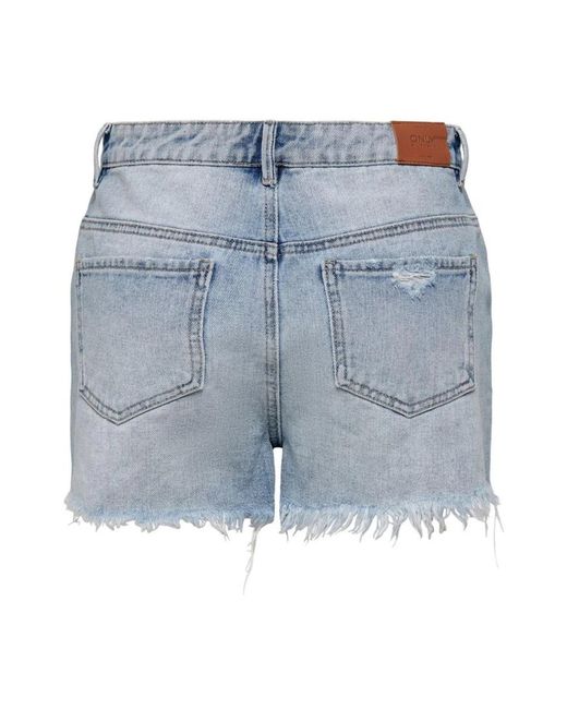 ONLY Blue Baumwoll-tailored shorts kollektion