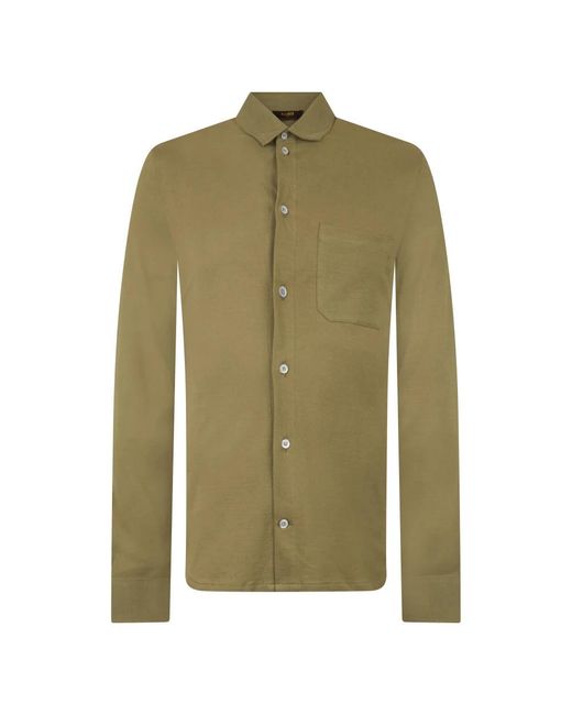 Moorer Siena Shirt in het Green voor heren