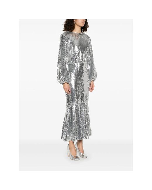 ROTATE BIRGER CHRISTENSEN Party Dresses in het Gray