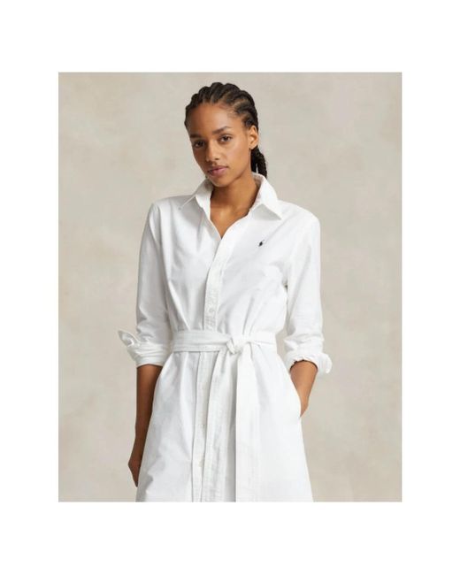 Polo Ralph Lauren White Shirt Dresses