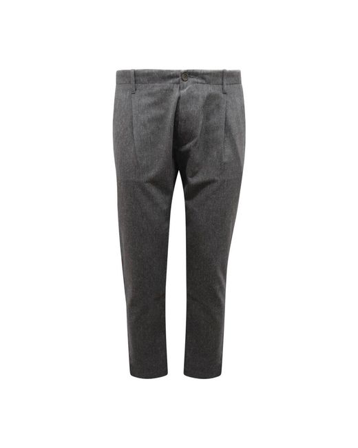 Nine:inthe:morning Fold Baumwollgraue Hose in Gray für Herren