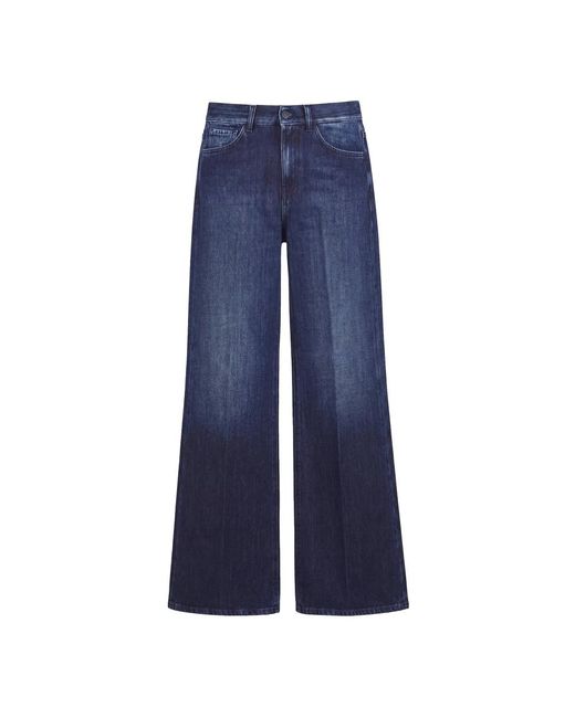 Dondup Blue Wide Jeans