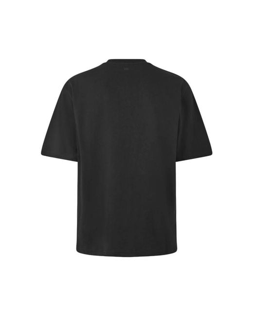 AMI Black T-Shirts for men