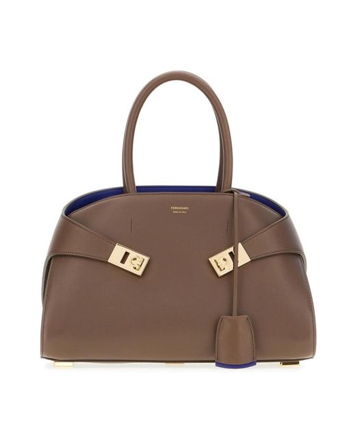 Ferragamo Brown Handtaschen
