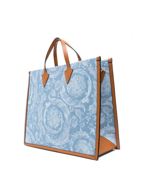 Sacs à main Versace pour homme en coloris Blue