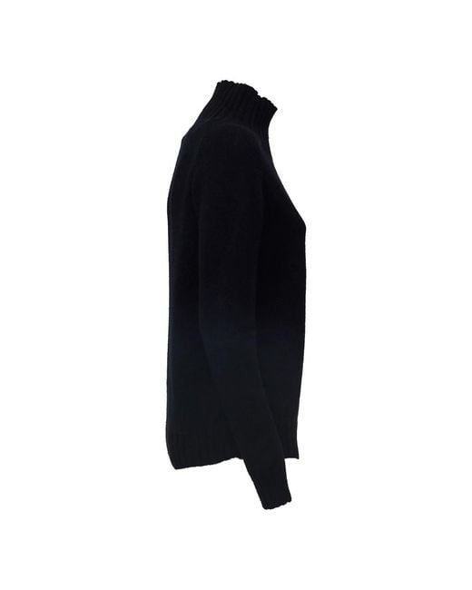 Zanone Black Turtlenecks