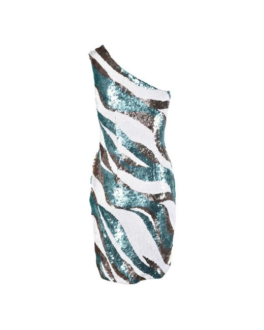 Elisabetta Franchi Green Knitted Dresses