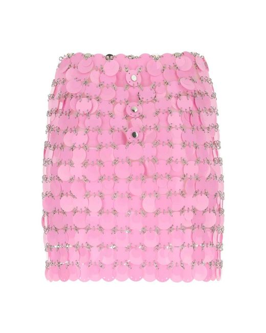 Rabanne Pink Short Skirts