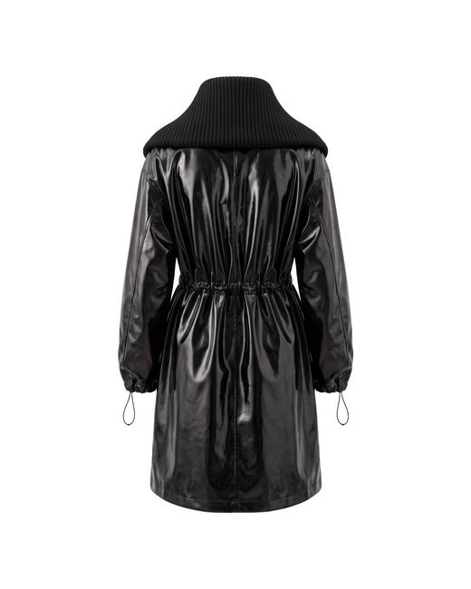 Bottega Veneta Black Leather Jackets