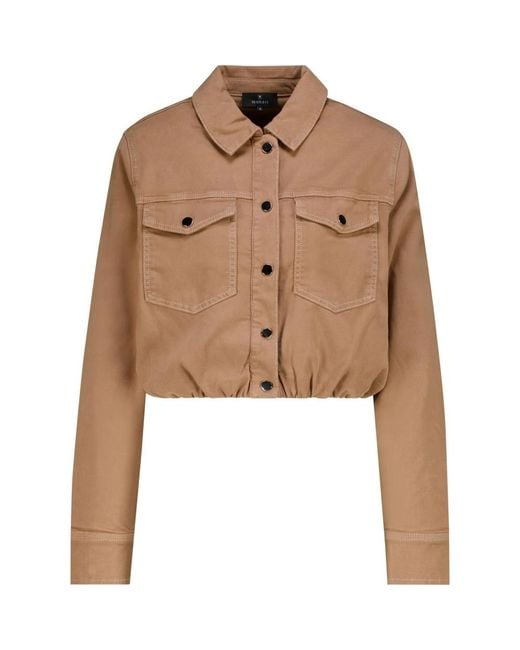 Monari Cropped Jacket in het Brown