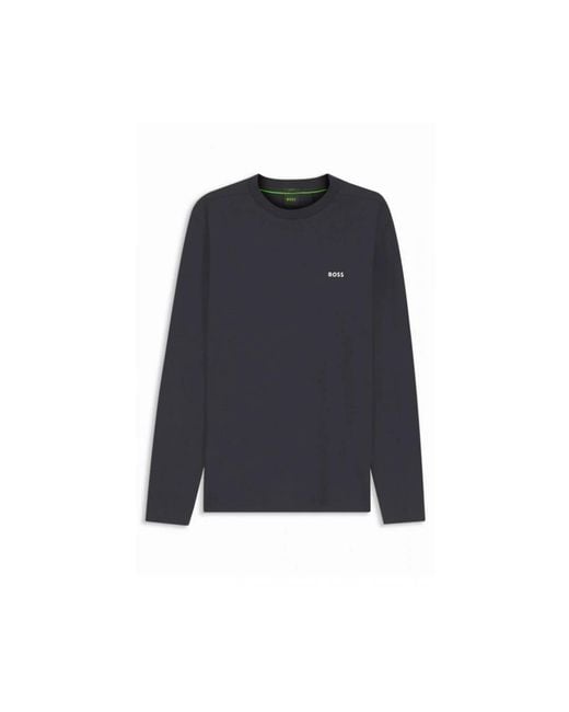 HUGO Tee Long in het Blue voor heren