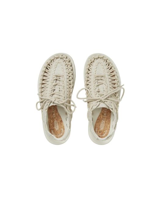 Skall Studio White Flat Sandals