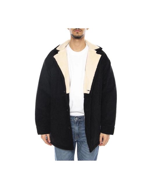 Obey Becker Coat in het Black voor heren