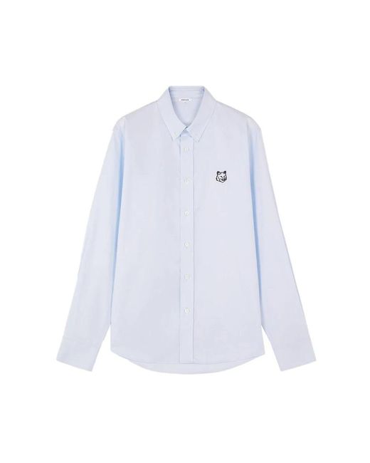 Maison Kitsuné Blue Shirt for men
