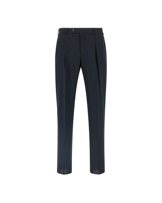 PT Torino Blue Suit Trousers for men