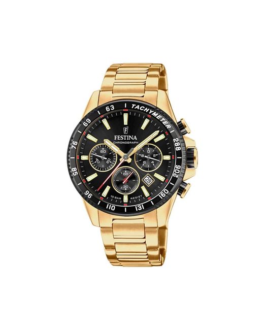 Festina Timeless Chronograph in het Metallic