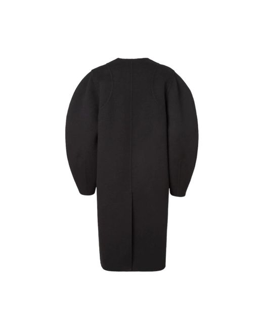 Single-Breasted Coats Fendi de color Black