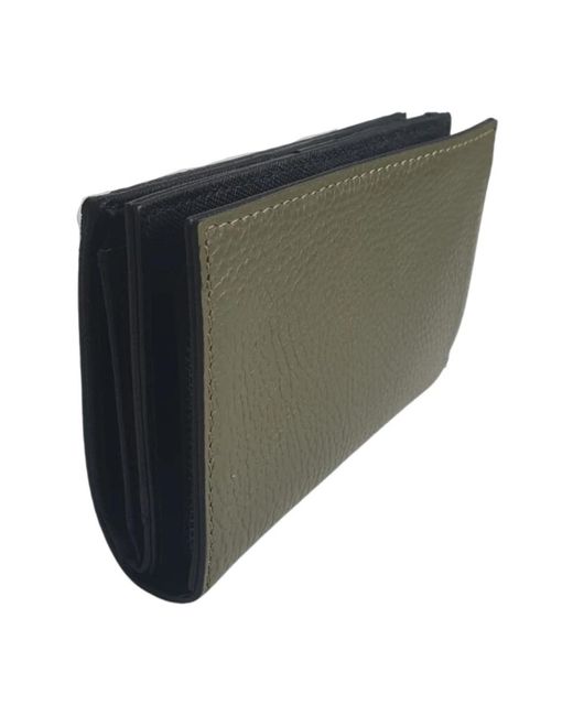 Gabs Green Grünes Lederportemonnaie Mit Reißverschluss