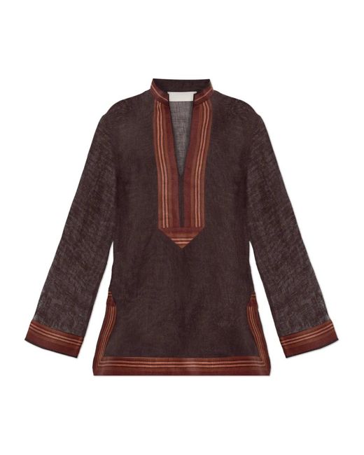 Blouses Tory Burch de color Brown