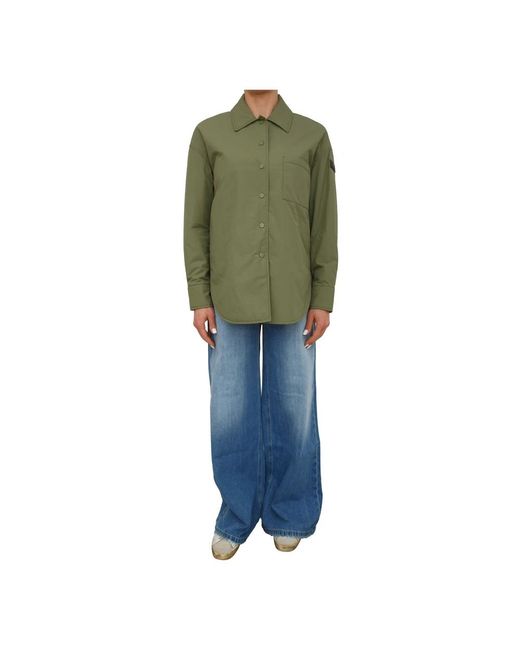 Peuterey Zelia Overshirt in het Green