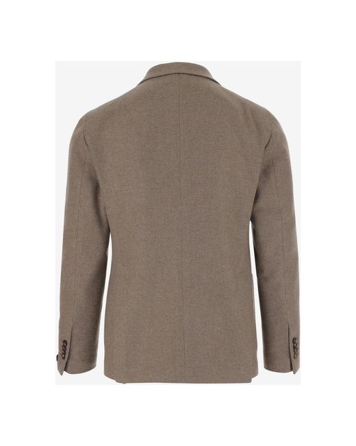 Tagliatore Jassen ,Grijs ,Wol Blazer in het Brown voor heren