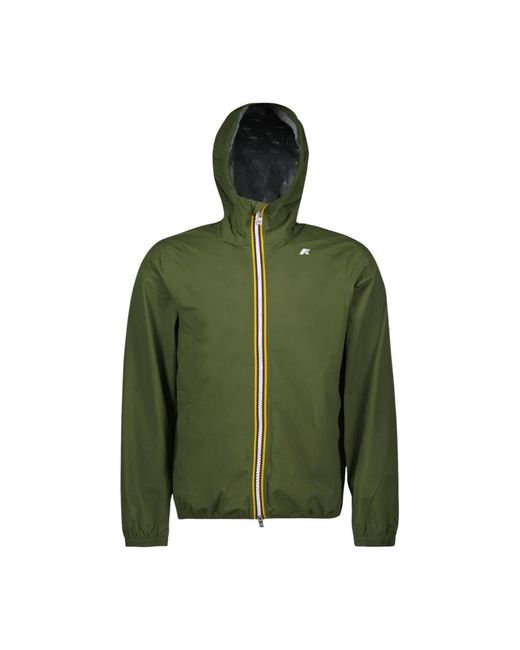 K-Way Green Light Jackets for men