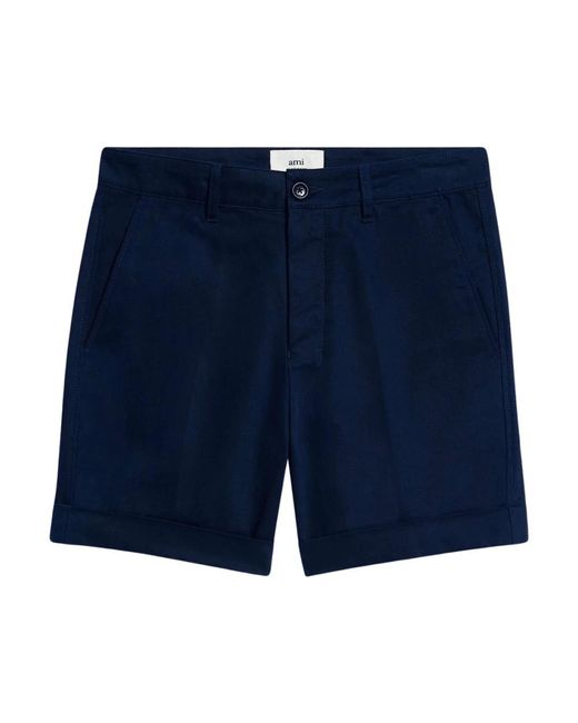 AMI Casual Shorts in het Blue voor heren