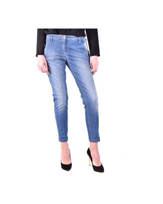 Jacob Cohen Blue Cropped Jeans
