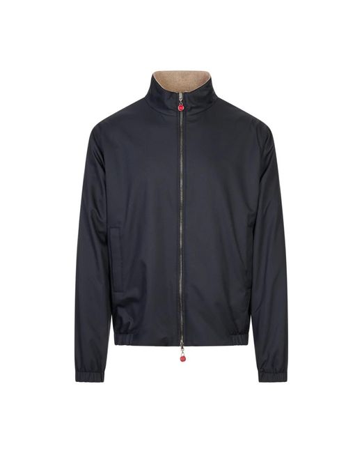 Kiton Jassen ,Blauw ,Bomber Jassen in het Blue voor heren