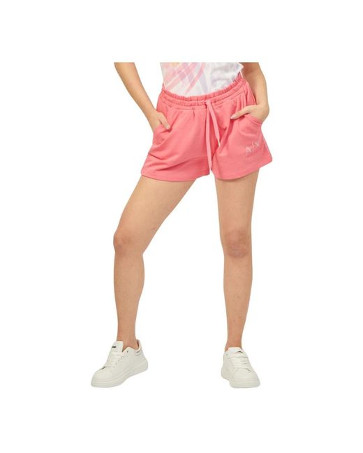 Armani Exchange Pink Short Shorts