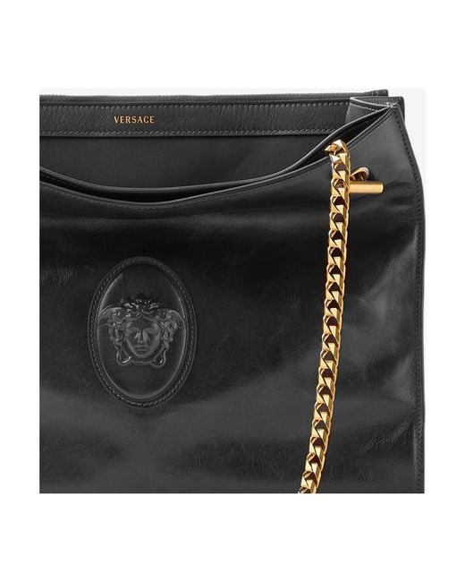 Versace Black Shoulder Bags