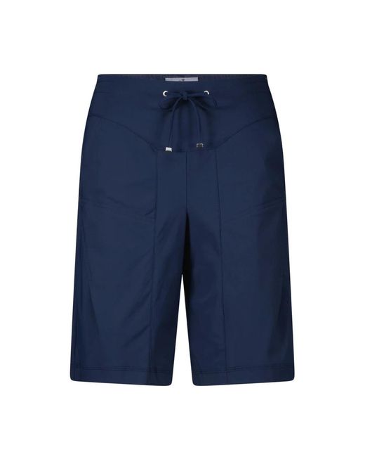 RAFFAELLO ROSSI Blue Short Shorts