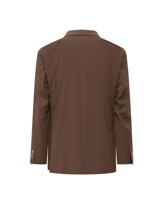 Gabriele Pasini Double-Breasted Blazer in het Brown voor heren
