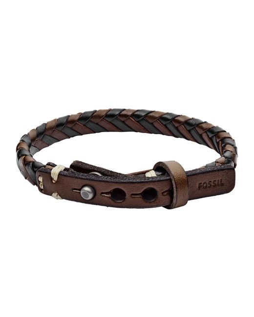 Bracelets Fossil pour homme en coloris Brown
