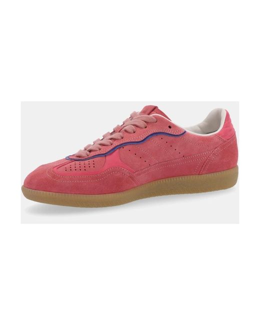 Alohas Red Tb.490 rife rosa leder sneakers
