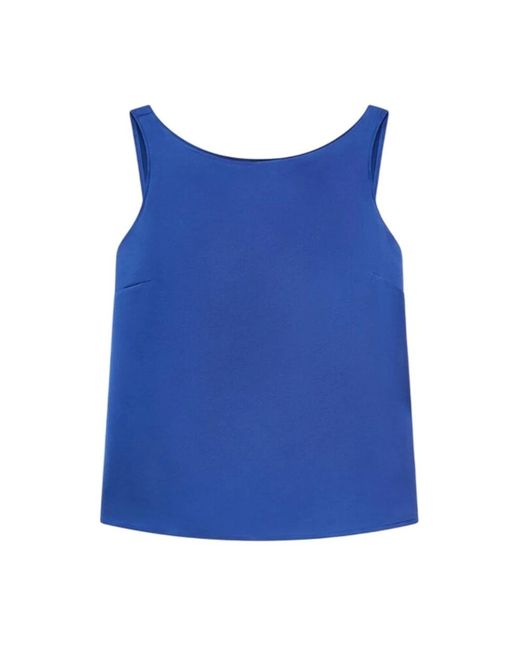 Maliparmi Top E Canotte Poliestere in het Blue