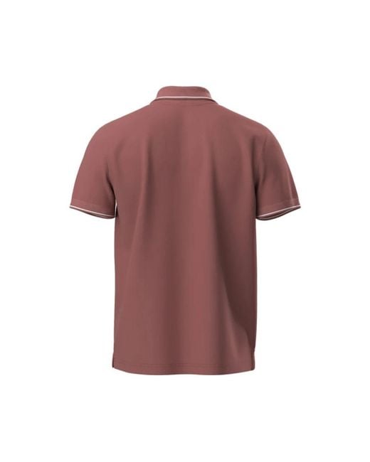 In Gold We Trust Pink Polo Shirts for men