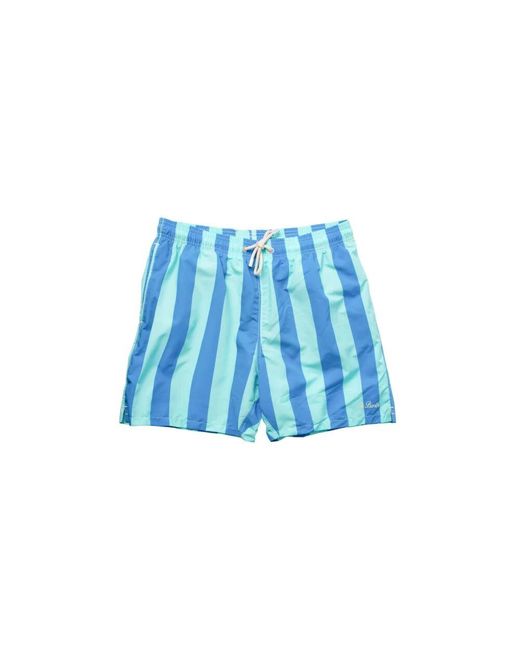 Mc2 Saint Barth Streifen pop badehose 1756 in Blue für Herren